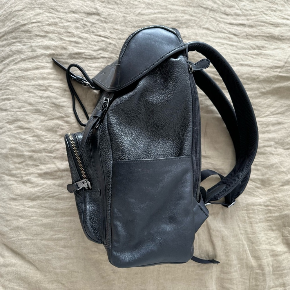 Authentic Coach Leather Backpack - image 4